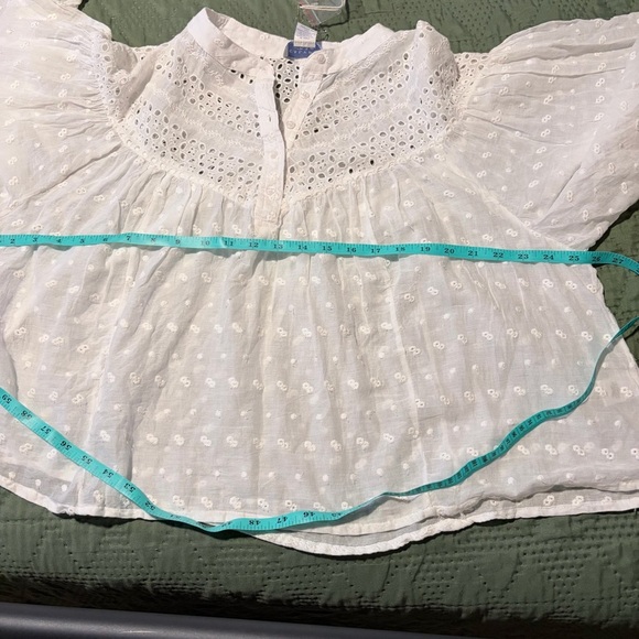 NWT Calypso St. Barth Eyelet Blouse - Picture 5 of 6
